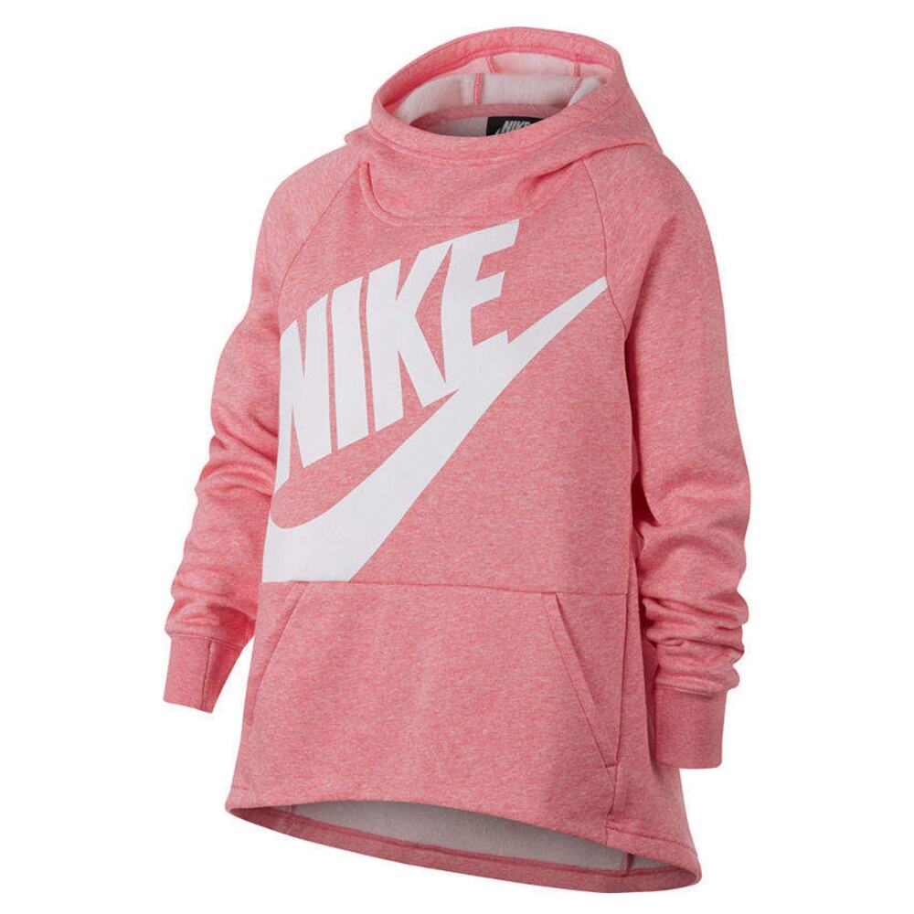 Nike Pink Hooded Sweatshirt - Size XL **